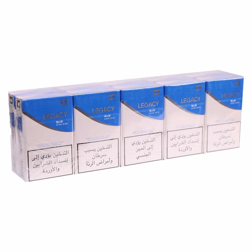 Legacy Blue Carton – Pack of 10 - puffzonelb