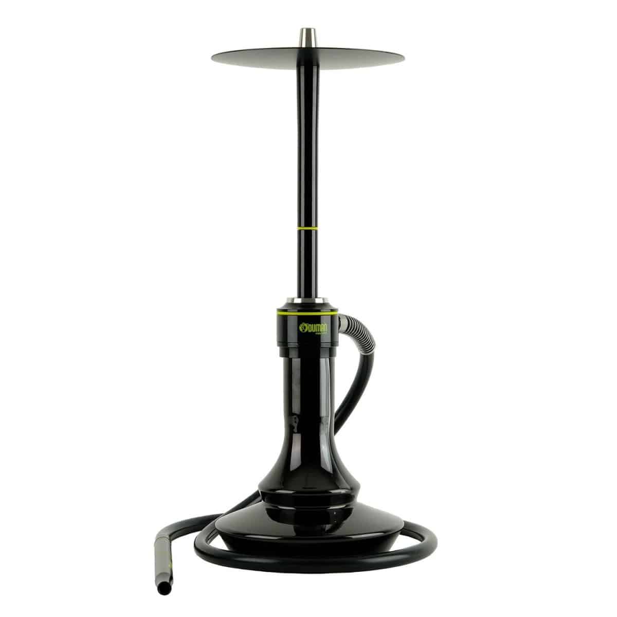 Nova Hookah Black Body Black Glass