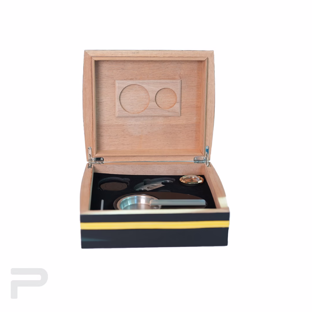 Cohiba Humidor Black and Yellow Nb11