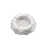 concrete white ashtray
