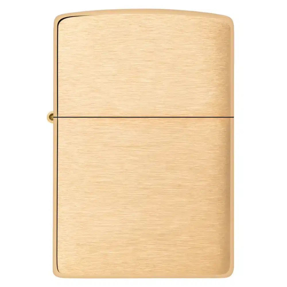 Zippo Brushed Solid Brass 3