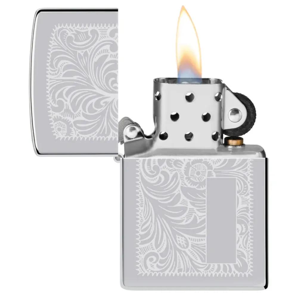 Zippo Venetian Chrome Lighter