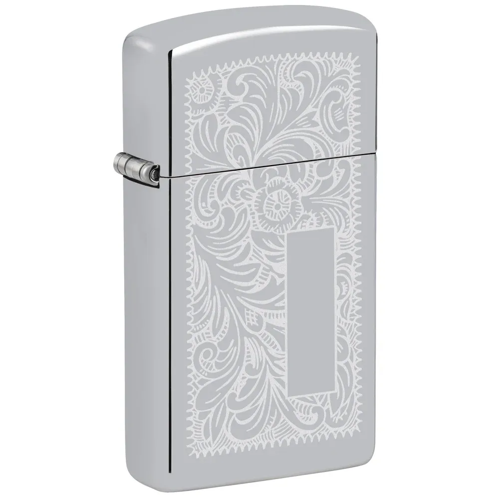 Zippo Slim Chrome Venetian Lighter