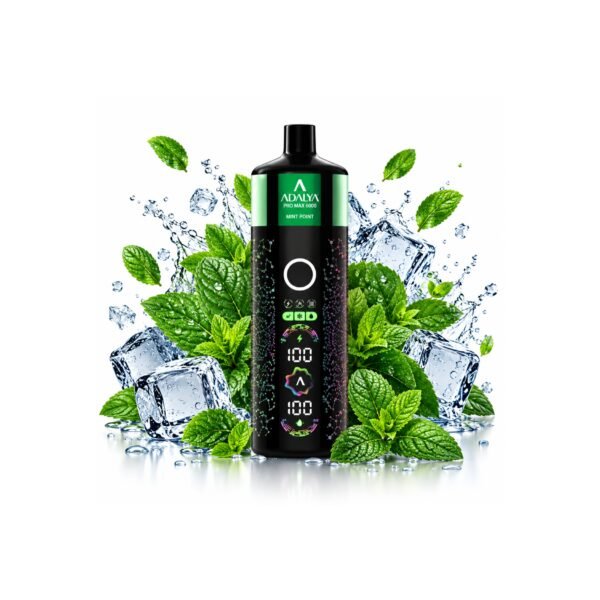 ADL-0005-2 Adalya 360Pro Mint Point Rechargeable Disposable Shisha Vape