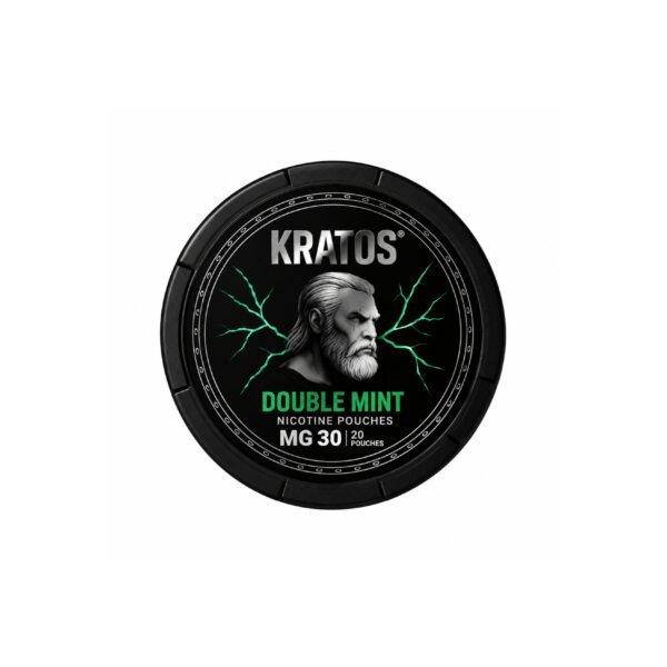 Kratos-1-1 Kratos Double Mint 30 mg Slim Nicotine Pouches