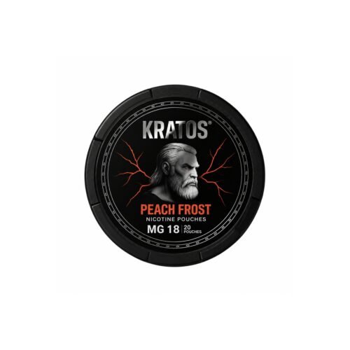 Kratos Peach Frost 18 mg Slim Nicotine Pouches