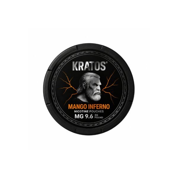 Kratos Mango Inferno 9.6 mg Slim Nicotine Pouches