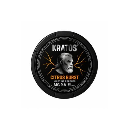 Kratos-8-1 Kratos Citrus Brust 9.6 mg Slim Nicotine Pouches