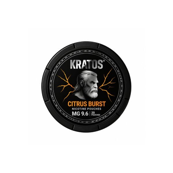 Kratos Citrus Brust 9.6 mg Slim Nicotine Pouches