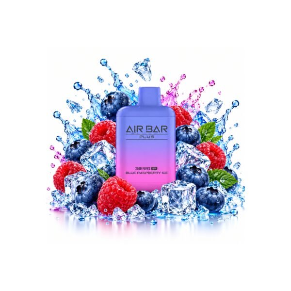 Nex-00014-2 AirBar Plus Blue Raspberry Ice Disposable Vape