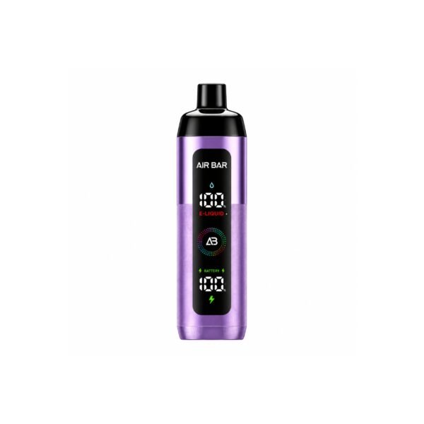 Nex-00025-1 AirBar E-Shisha Grape Mint Rechargeable Disposable Vape