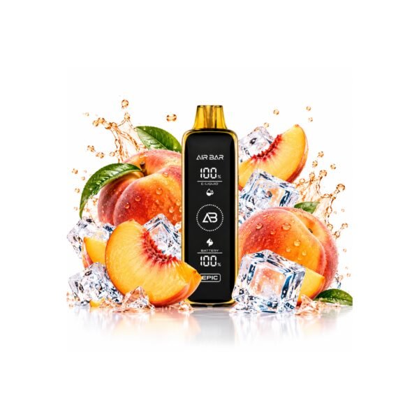 AirBar Diamond Spark Peach Ice Rechargeable Disposable Vape