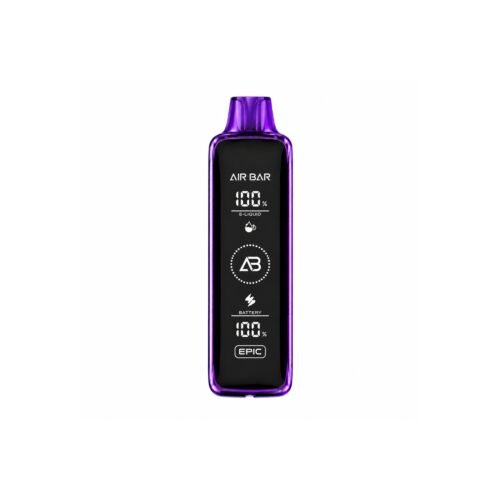 Nex-00028-1 AirBar Diamond Spark Grape Ice Rechargeable Disposable Vape