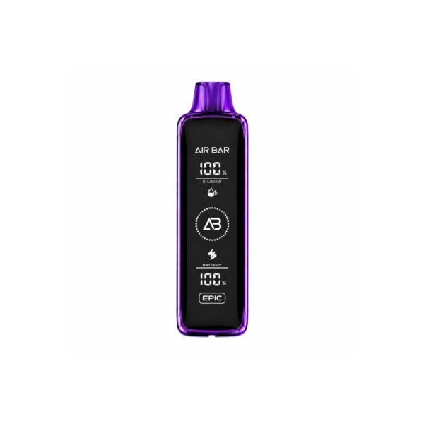 Nex-00028-1 AirBar Diamond Spark Grape Ice Rechargeable Disposable Vape