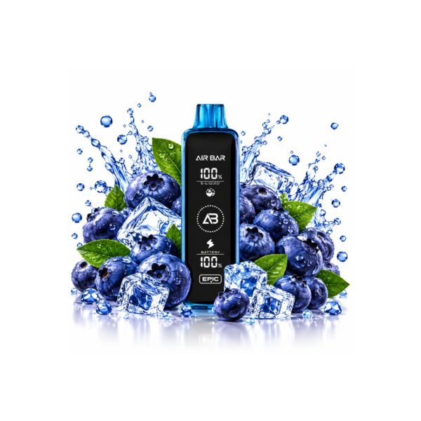 Nex-00030-2 AirBar Diamond Spark Blueberry Rechargeable Disposable Vape