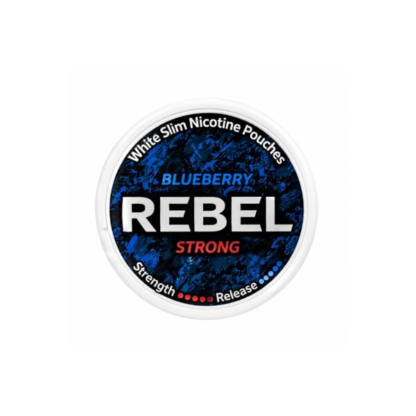 Reb-0001-1 Rebel Blueberry 16 mg/g Slim Nicotine Pouches