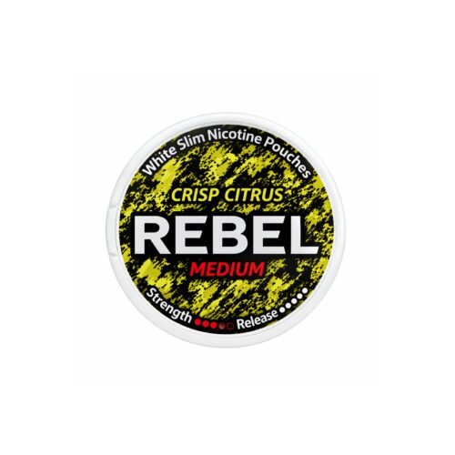 Reb-0003-1 Rebel Citrus 12 mg/g Slim Nicotine Pouches