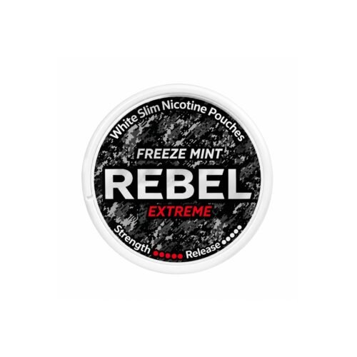 Reb-0004-1 Rebel Freeze Mint 30 mg/g Slim Nicotine Pouches
