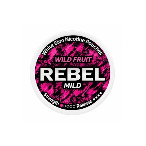 Reb-0005-1 Rebel Wild Fruit 6 mg/g Slim Nicotine Pouches
