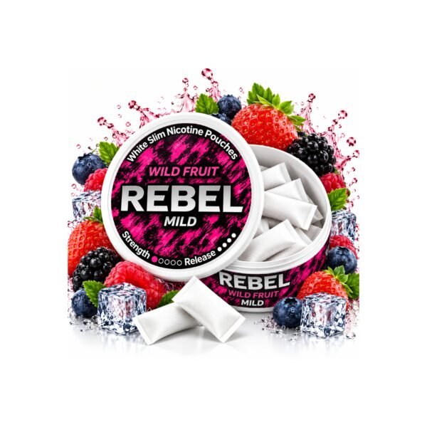 Rebel Wild Fruit 6 mg/g Slim Nicotine Pouches