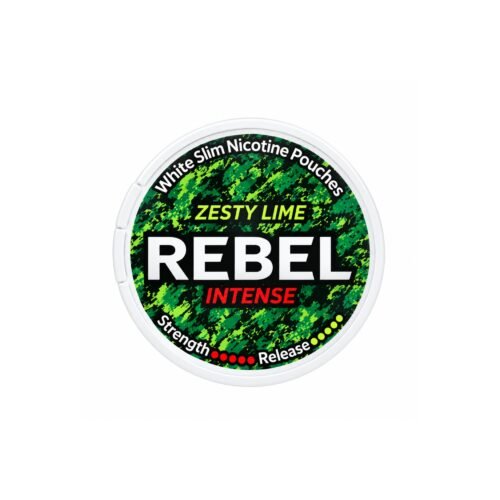 Reb-0006-1 Rebel Zesty Lime 20 mg/g Slim Nicotine Pouches