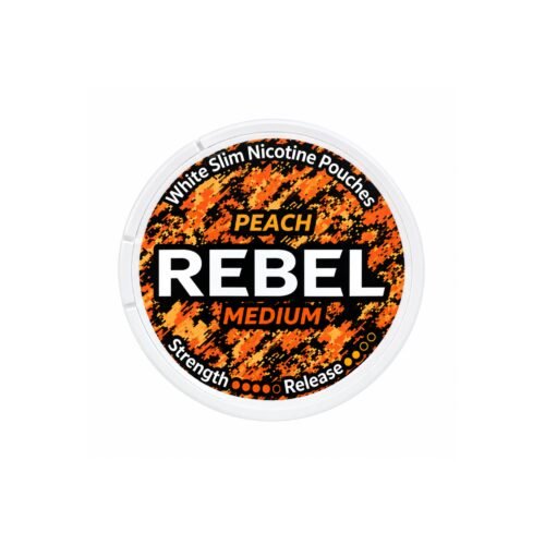 Rebel Peach 12 mg/g Slim Nicotine Pouches