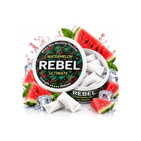 Reb-0016-2 Rebel Watermelon 50 mg/g Slim Nicotine Pouches