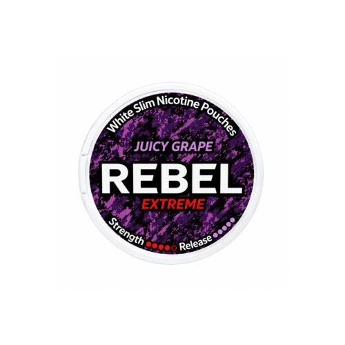 Reb-0018-1 Rebel Juicy Grape 30 mg/g Slim Nicotine Pouches
