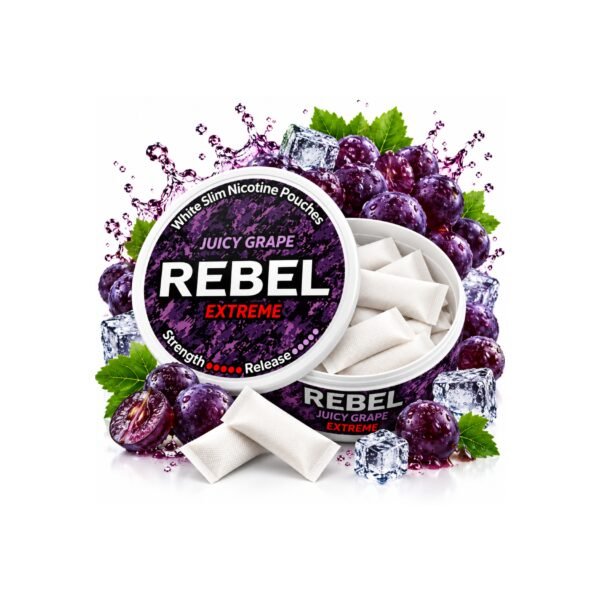 Rebel Juicy Grape 30 mg/g Slim Nicotine Pouches