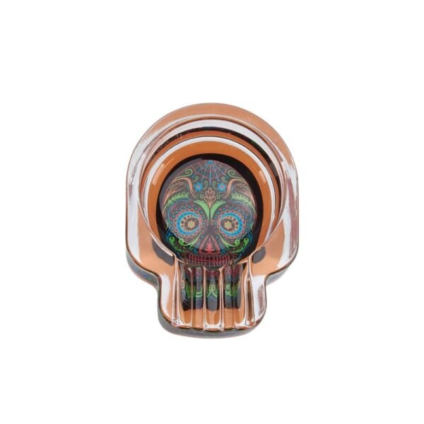 Skull Glass Ashtray