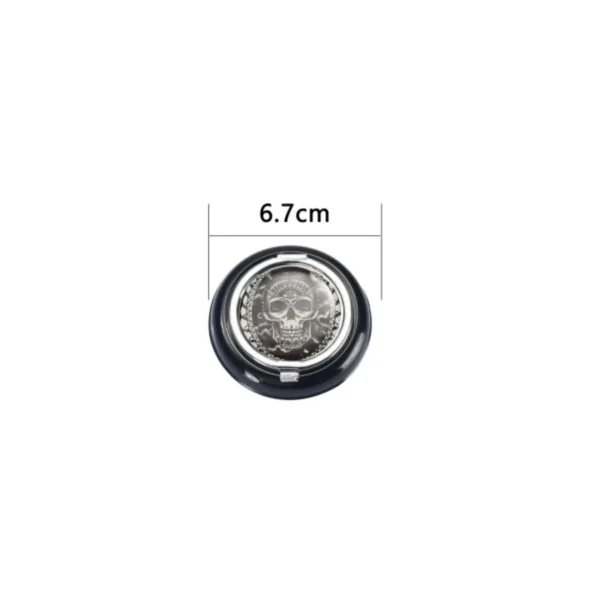 Black Skull Pocket Ashtray Black Skull Pocket Ashtray – view 5
