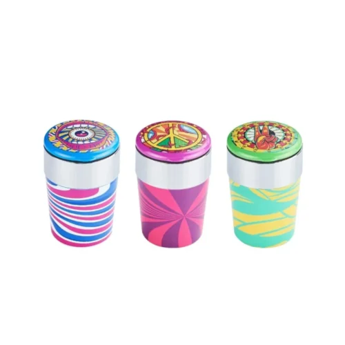 Hippie Car Ashtray With LED
