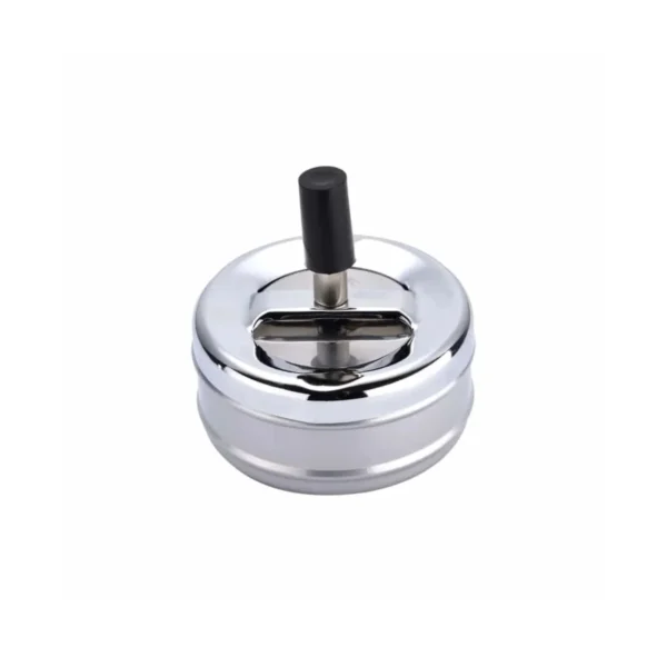 Metal Silver Push Ashtray Metal Silver Push Ashtray