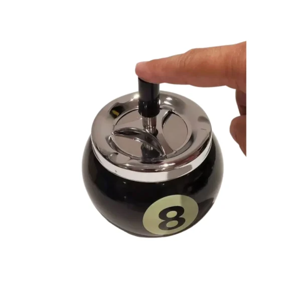 Pool Ball Push Ashtray – view 3