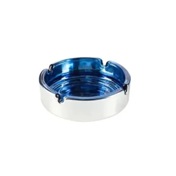 Round Col Plating Glass Ashtray Round Col Plating Glass Ashtray – view 2