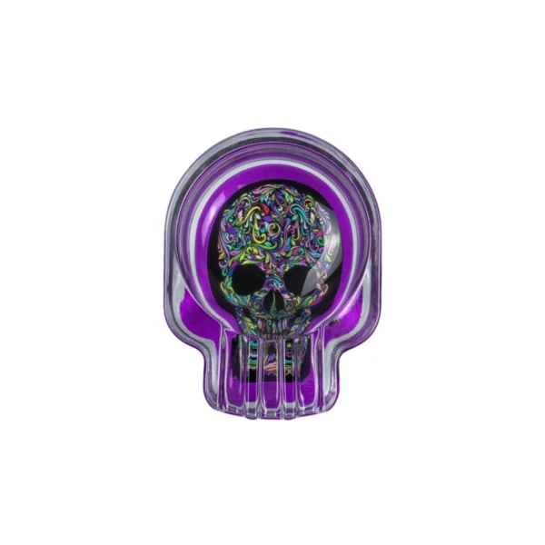 Skull Shape Glass Ashtray Skull Shape Glass Ashtray – view 4