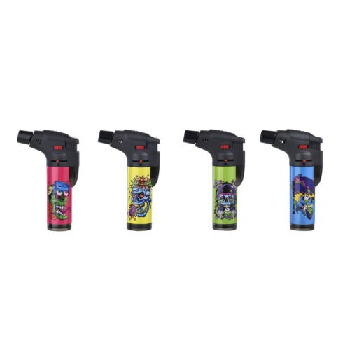 3661075225605 Crazy Skulls Easy-Torch Lighter