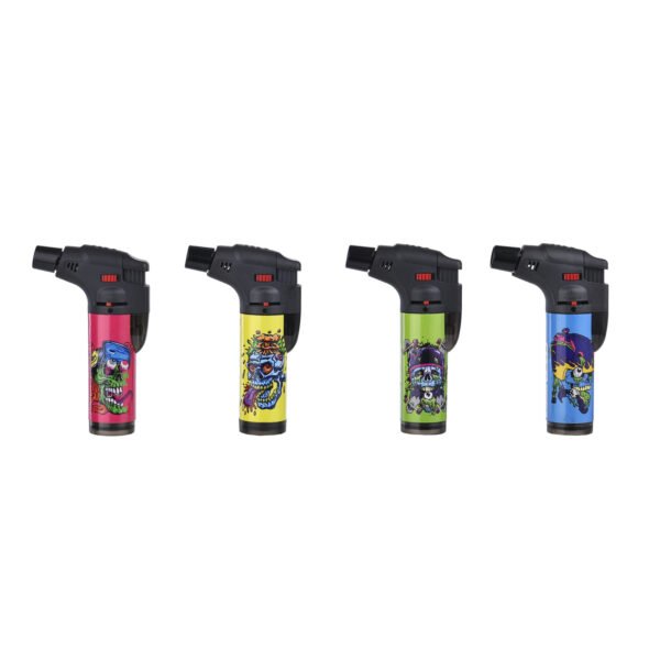 3661075225605 Crazy Skulls Easy-Torch Lighter