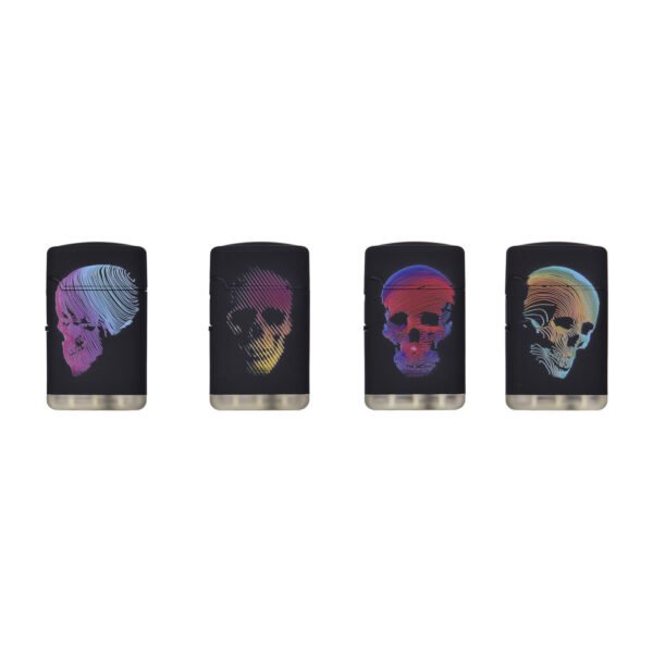 3661075356651 Skull Lines Jet-Flame Lighter