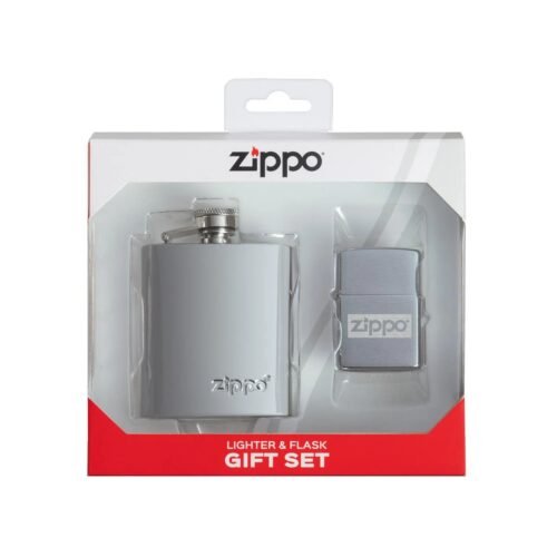 061610095-1 Zippo Design Lighter & Flask Gift Set