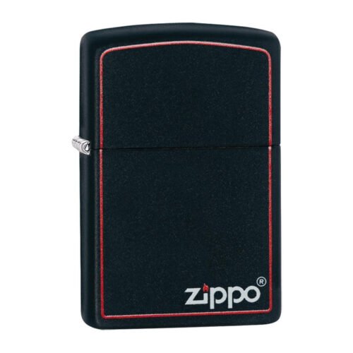 218ZB BLACK W/ZIPPO BORDER
