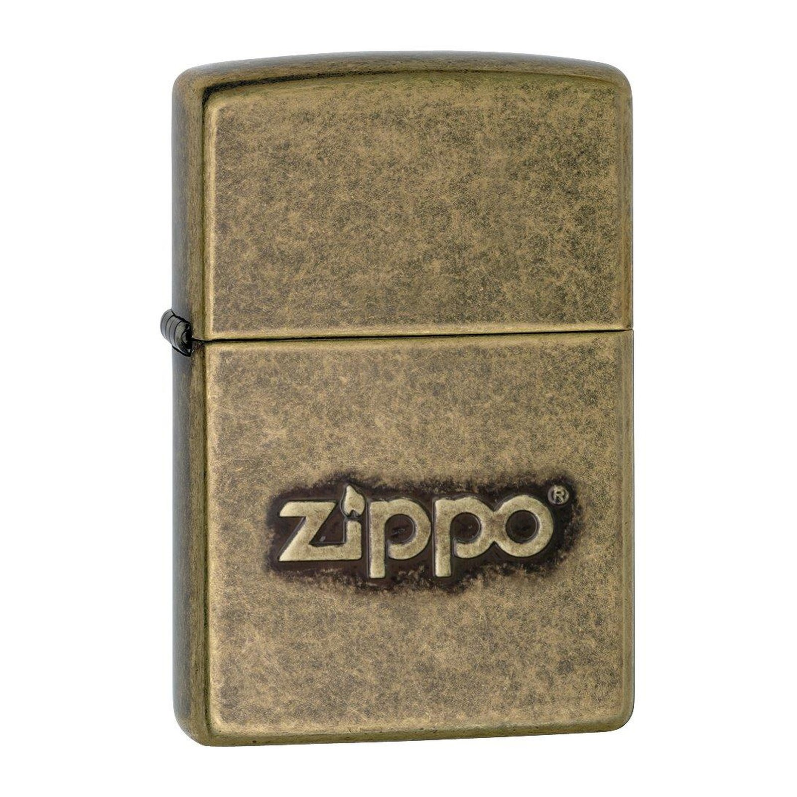 28994 ZIPPO STAMP ANTIQUED BRASS