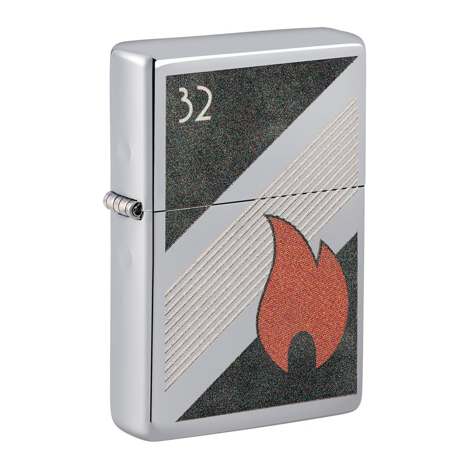 48623 Zippo 32 Flame Design