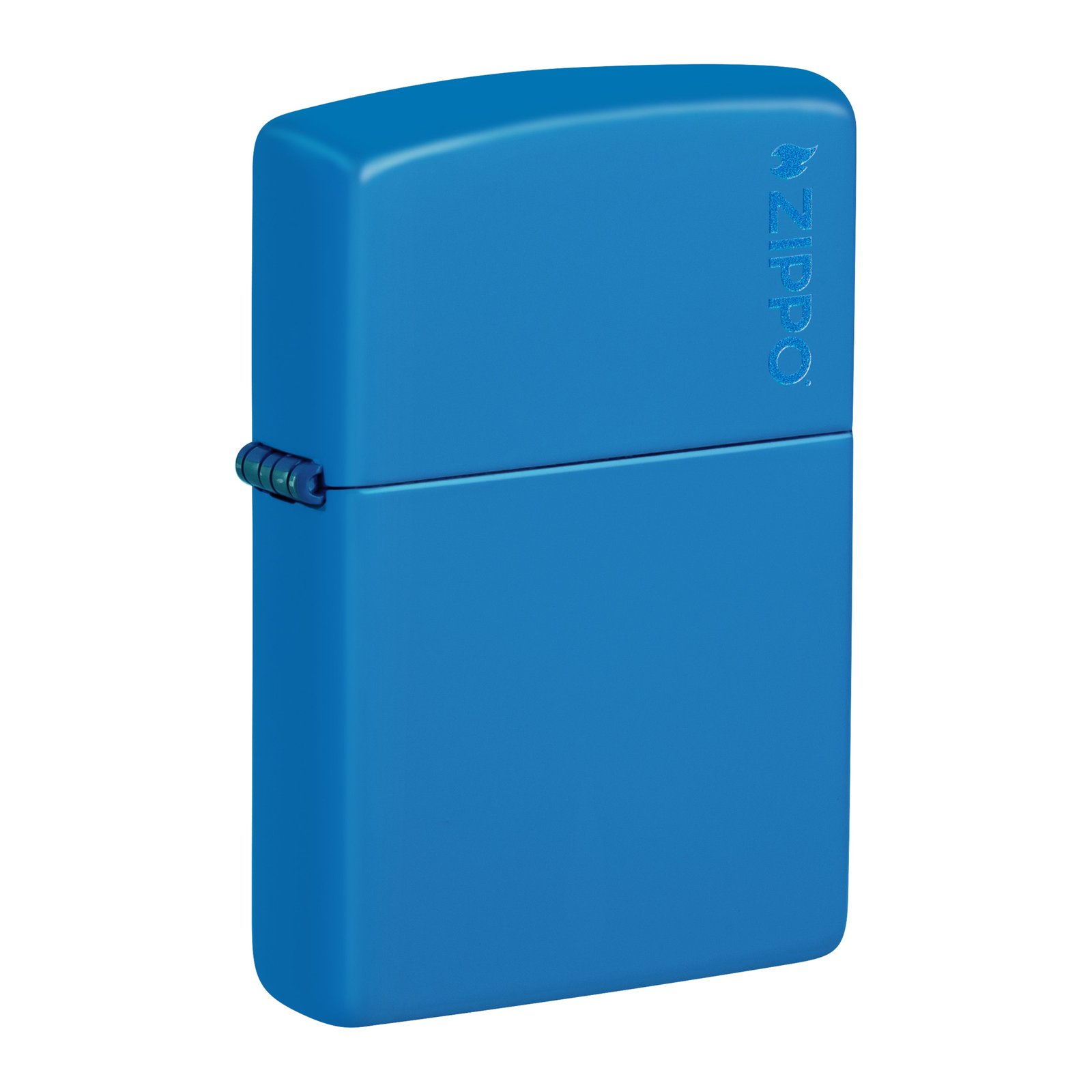 48628ZL Sky Blue Zippo Logo