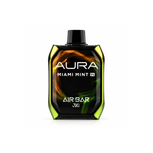 Nex-00035-1 AirBar Aura Miami Mint Rechargeable Disposable Vape