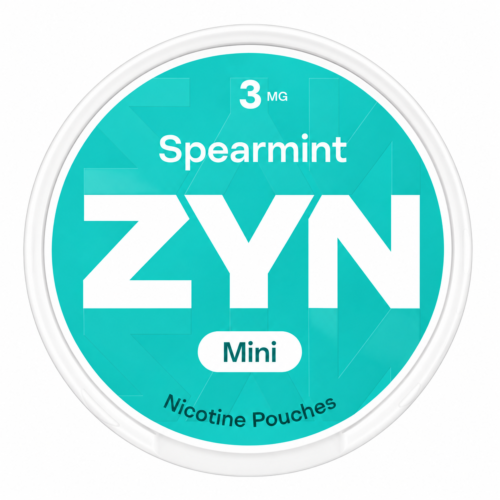 ZYN Spearmint 3mg ZYN Spearmint 3mg Mini nicotine pouch can