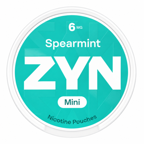 ZYN Spearmint 6mg ZYN Spearmint 6mg Mini nicotine pouch can