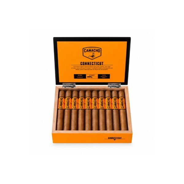 0424000149-1 Camacho Connecticut Robusto Box of 20 Cigars