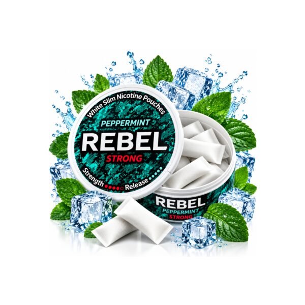 Rebel Peppermint 16 mg/g Slim Nicotine Pouches